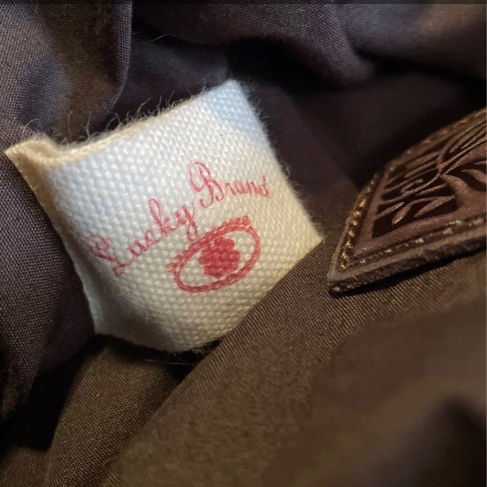 ❌❌SOLD SOLD❌❌Lucky brand Lrg whipstitch hobo bag - Picture 5 of 11